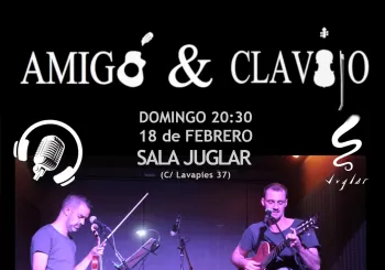Amigó y Clavijo: Concierto y grabación directo en Madrid