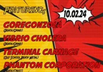 Goregonzola + Phantom Corporation Vibrio Cholera + Terminal Carnage en Schweinfurt