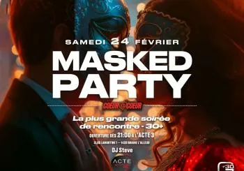 Coeur à Coeur - La plus grande soirée masquée pour célibataire de 30 ans et plus en Brussels