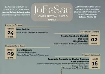 Joven Festival Sacro - Recital de Órgano en Madrid