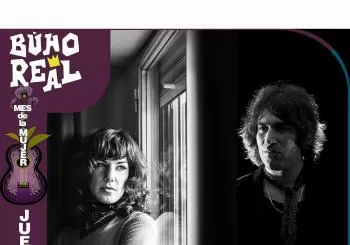 AURORA GARCÍA con OEST DE FRANC en el Búho Real (Mes de la Mujer) en Madrid