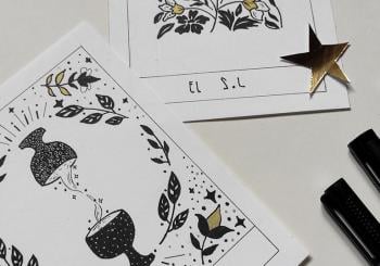Taller artístico: pinta tus cartas de tarot en Alquimia en Barcelona