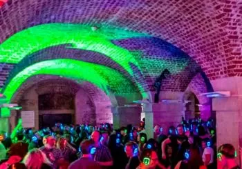 Silent Disco in the Crypt en London