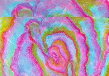 I Can Paint My Own Flowers in Georgia O'Keefe Style at the Pub en London