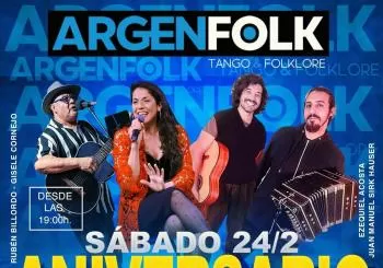 Fiesta Aniversario ARGENFOLK en Barcelona