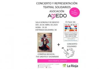 Concierto solidario y comedia musical 