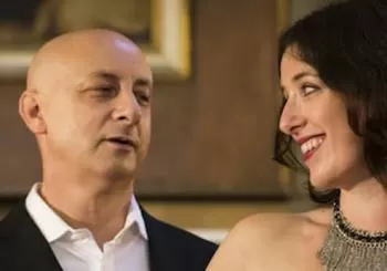 Romántica ópera italiana en la iglesia Santa Monaca en Florencia