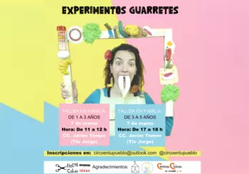 Taller de experimentos guarretes en familia en Zaragoza