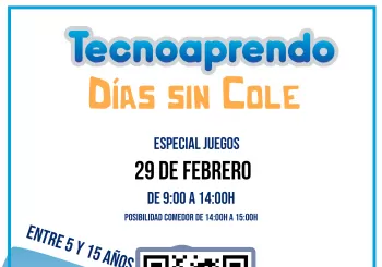 Tecnoaprendo: Talleres Días sin Cole (29 de Febrero) en Palma de Mallorca