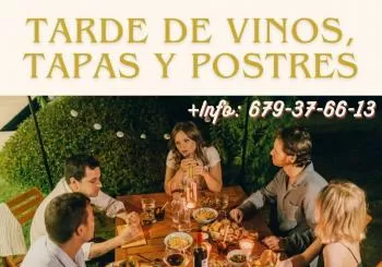 Cata de vinos eco con tapas y postres en Santa cruz de Tenerife