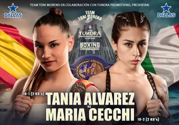 Campeonato Europa Super Gallo - TANIA ALVAREZ vs MARIA CECCHI en Castellbisbal