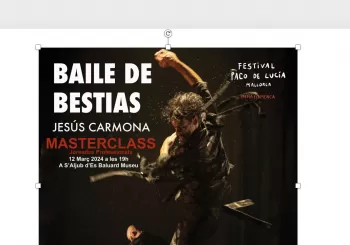 MASTERCLASS JESÚS CARMONA · FESTIVAL PACO DE LUCÍA MALLORCA en PALMA, MALLORCA
