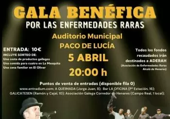GALA BENEFICA POR LAS ENFERMEDADES RARAS en ALCALA DE HENARES