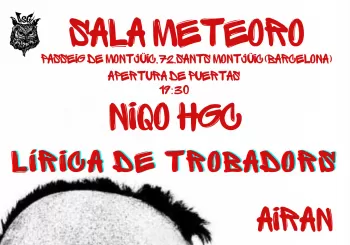 Niqo HGC/lírica de trobadors/Airan/lzs en Barcelona