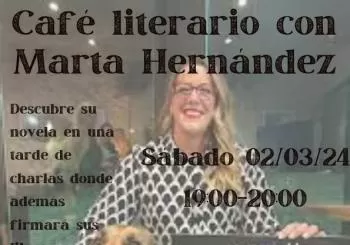 Café literario con Marta Hernández 