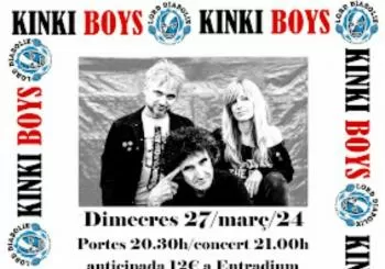 KINKI BOYS + LORD DIABOLIK - CAFÈ DEL TEATRE DE LLEIDA