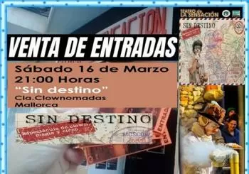 Sin destino de Cia.Clownomadas-Mallorca Clown-Circo-Magia-Música en CIUDAD REAL