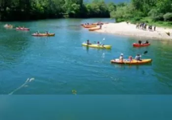 Descenso del Sella en canoa en Cangas de Onis