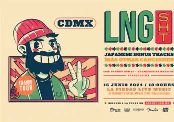 Lng Sht tocando por unica vez Japanese Bonus Tracks y otras canciones en CDMX Ciudad de Mexico