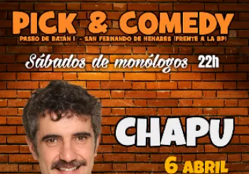 Vuelven los monologos: CHAPU en Madrid en SAN FERNANDO DE HENARES