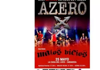AZERO + MALOS VICIOS en Zaragoza