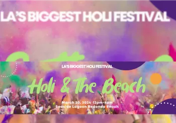 HOLI & THE BEACH: LA'S BIGGEST FESTIVAL OF COLORS 2024 @ SEASIDE LAGOON! en Los Angeles