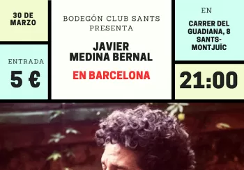 Javier Medina Bernal at Bodegón Club en Barcelona