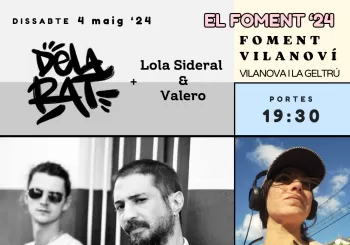 DelaRat + Lola Sideral & Valero en Vilanova i la Geltrú