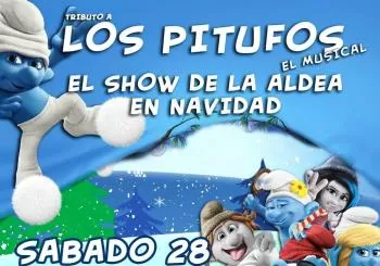 Los Pitufos por Navidad en Cádiz