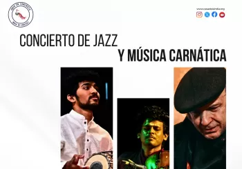 Concierto de jazz y música carnática en Valladolid