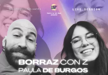 Borraz con Z & Paula de Burgos at Bodegón Club en Barcelona