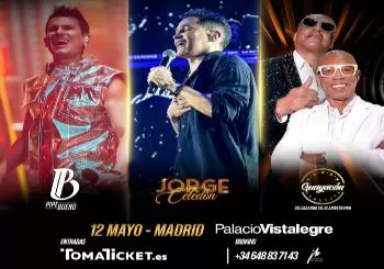 Festival Jorge Celedón, Guayacán Orquesta y Pipe Bueno en Madrid