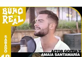 AITOR GOITIA y AMAIA SANTAMARÍA en la Sesión Vermú del Búho Real (Madrid)