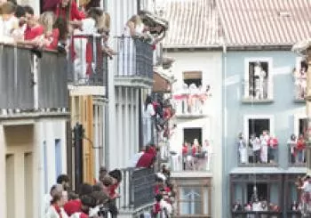 Balcony San Fermin in Calle Estafeta, 55 En Pamplona