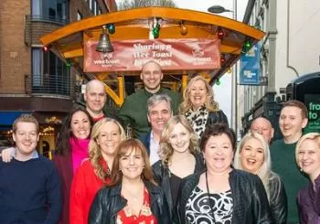 Original Belfast Group Party Bike - Wee Toast Tours