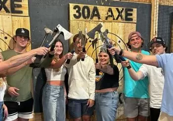30A Axe Throwing Experience in Santa Rosa Beach en Destin