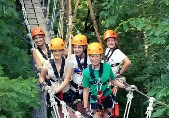 Fully Guided Zipline Canopy Tour through Kentucky River Palisades Lexington