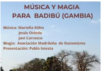 MÚSICA Y MAGIA PARA BADIBÚ (GAMBIA) en Madrid