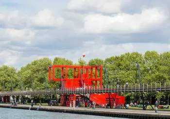 Visite en running dans le parc de la Villette et sur la 
