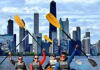 Chicago's Lake Michigan Downtown Kayak Rental at Ohio Street Beach