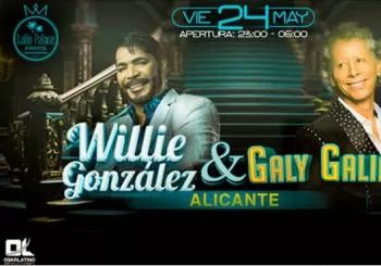 Willie González y Galy Galeano en Alicante
