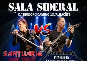 SANTUARIO (tributo Iron Maiden) + METALLIKA (tributo Metallica) 14 junio Sala Sideral, Albacete