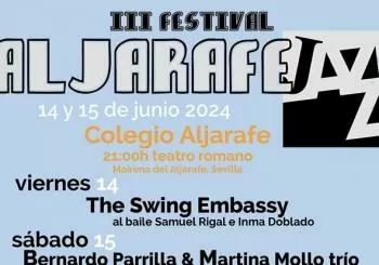III Festival ALJARAFEJAZZ. 14 de Junio: 