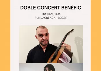 Doble concert benèfic (guitarra i Piano) en Búger