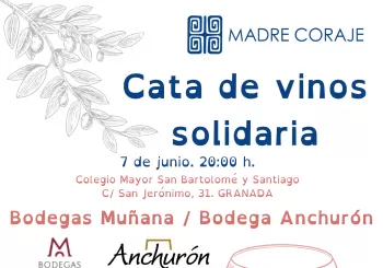 Cata de vinos solidaria en Granada