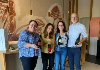 TAST DELS NOUS VINS CASTELL D'OR AMB LA MARTA CLOT I COVERS AMB MINT VALLEY en Vila-rodona.