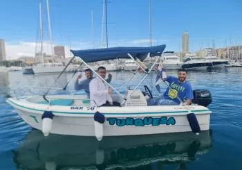Alquiler de embarcación sin titulación en Alicante