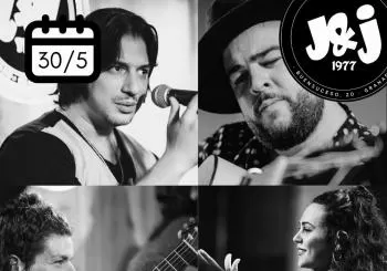 BLANCA LA ALMENDRITA, YAZAN IBRAHIM, CHRISTIAN DE MIGUEL ANGEL Y ALEJANDRO EL GAMBIMBAS EN LA TABERNA JJ (GRANADA)