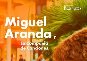 Miguel Aranda y la compañia de canciones en Barcelona