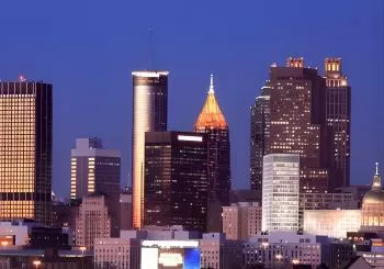 City Lights Atlanta Night-Time Tour with Photos & Dinner Stop